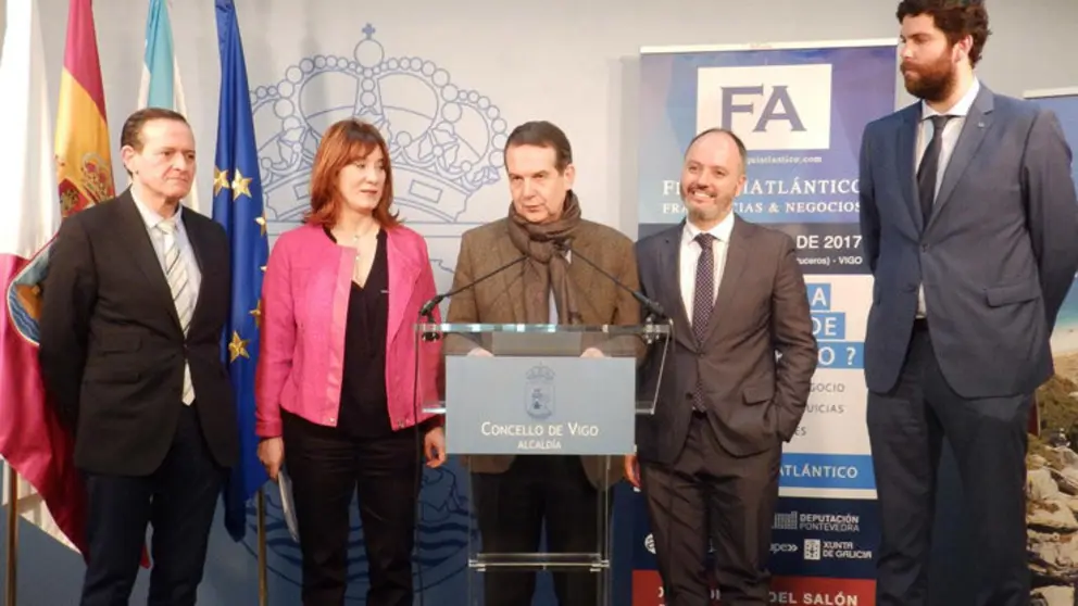 Presentaci&oacute;n del Sal&oacute;n FranquiAtl&aacute;ntico en el Concello de Vigo.