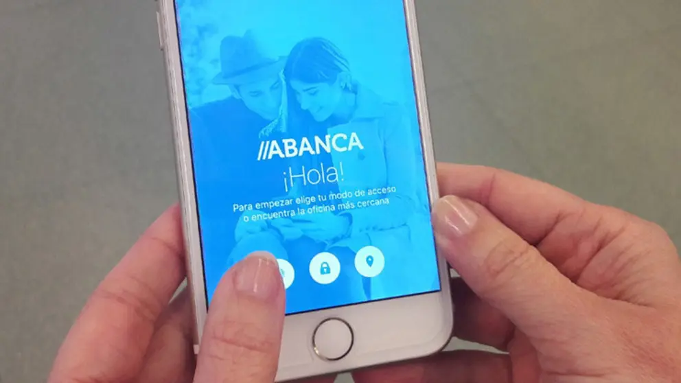 App de banca m&oacute;vil de Abanca.