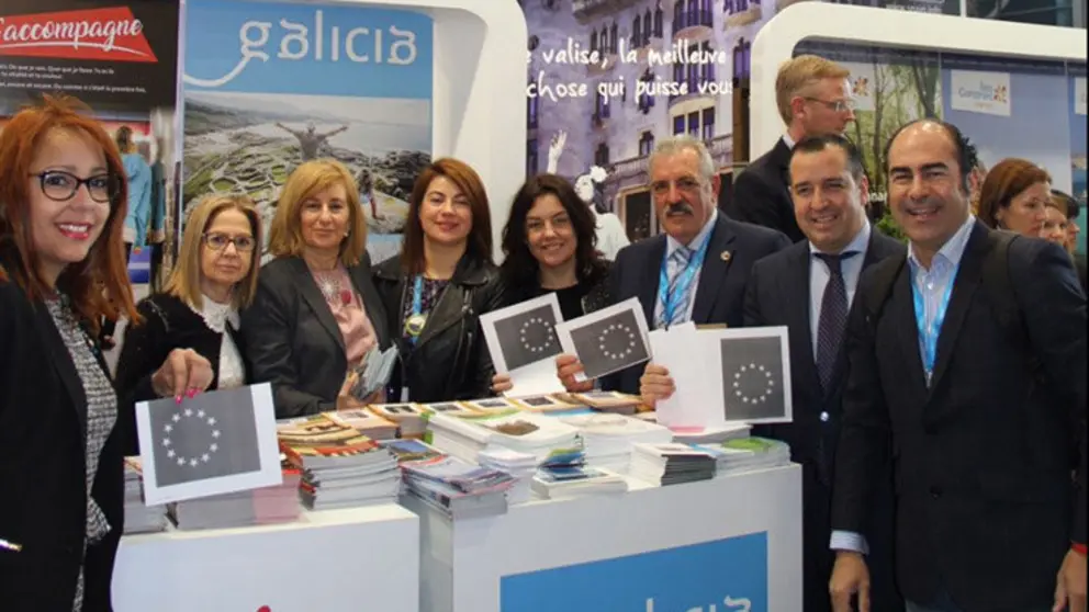 Delegaci&oacute;n gallega en la Feria de Turismo de Par&iacute;s.
