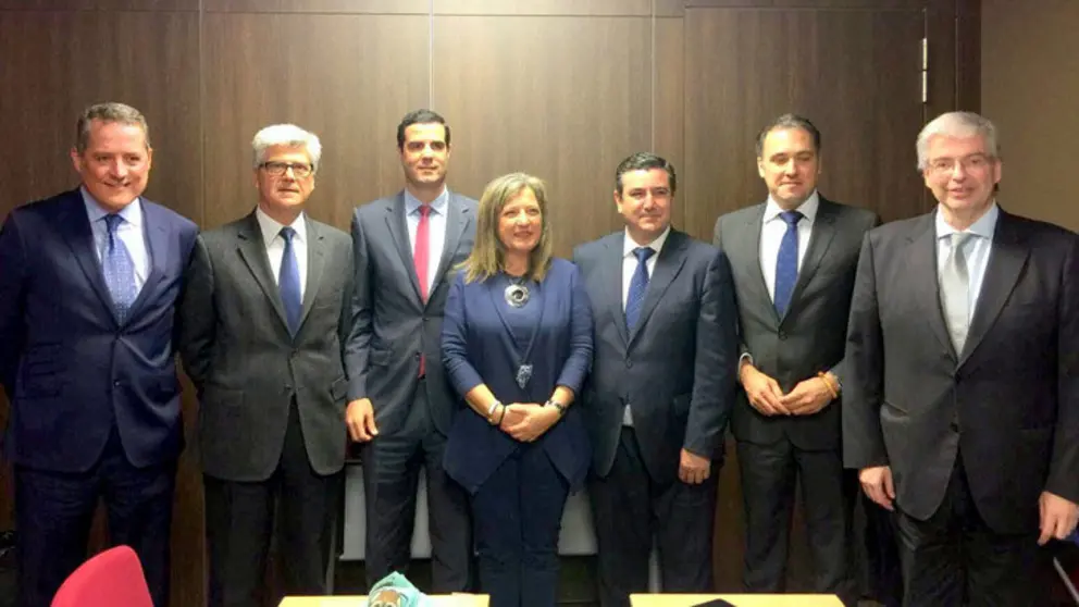 Los delegados de las siete zonas francas que hay en Espa&ntilde;a.
