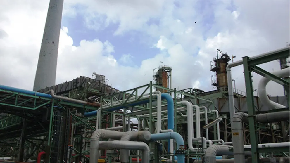 Refiner&iacute;a de Repsol en A Coru&ntilde;a.