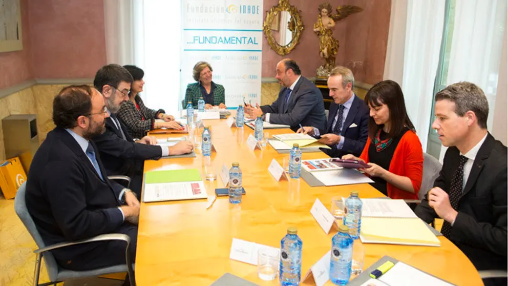 Reuni&oacute;n del jurado de los Premios Galicia Segura./C.PRIETO.