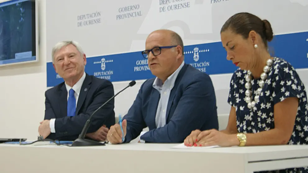 Alejandro Rub&iacute;n, Manuel Baltar y Marisol D&iacute;az./P.L.