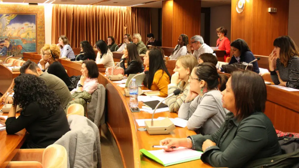 Asistentes al taller de emprendimiento femenino.