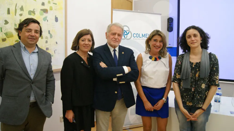Marcos Sierra, Mar&iacute;a Bastida, Luis Caram&eacute;s, Maite Cancela y Ana Ulla, en un momento del Workshop sobre turismo natural y sostenible./P.L.