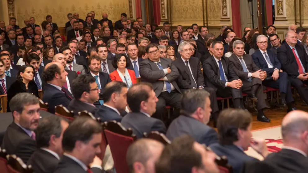 Asistentes a la pasada edici&oacute;n de los Premios Galicia Segura.