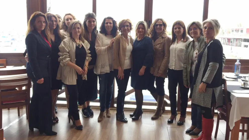 Asistentes a la comida-networking de Executivas de Galicia.