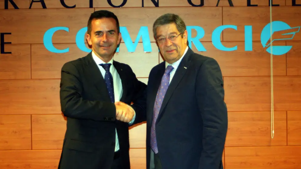 Gabriel Gonz&aacute;lez Eiroa y Jos&eacute; Mar&iacute;a Seijas ratificaron el convenio.