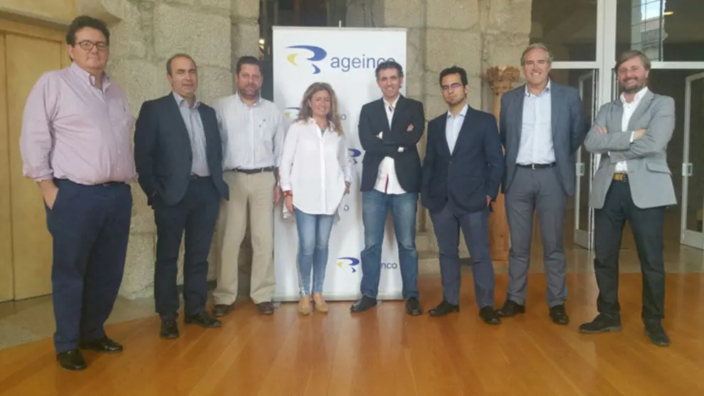Representantes de las empresas asociadas a AGEINCO que participaron en la jornada de convivencia empresarial.