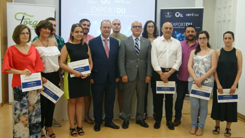 Participantes en el curso de Comercio Internacional organizado por la CEO./P.L.