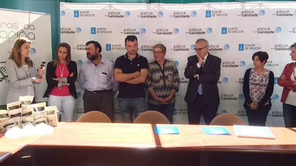 Entrega del sello Galicia Calidade a la cooperativa Terras da Mari&ntilde;a.