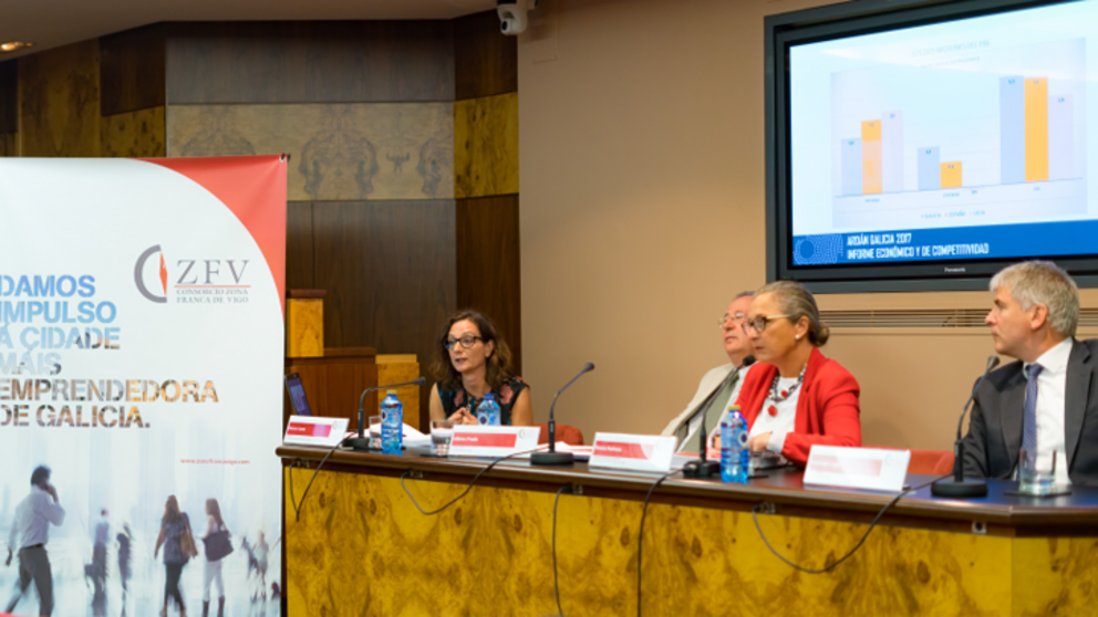 Susana Lama, Albino Prada, Teresa Pedrosa y Santiago Lago presentaron el Informe Ard&aacute;n 2017.