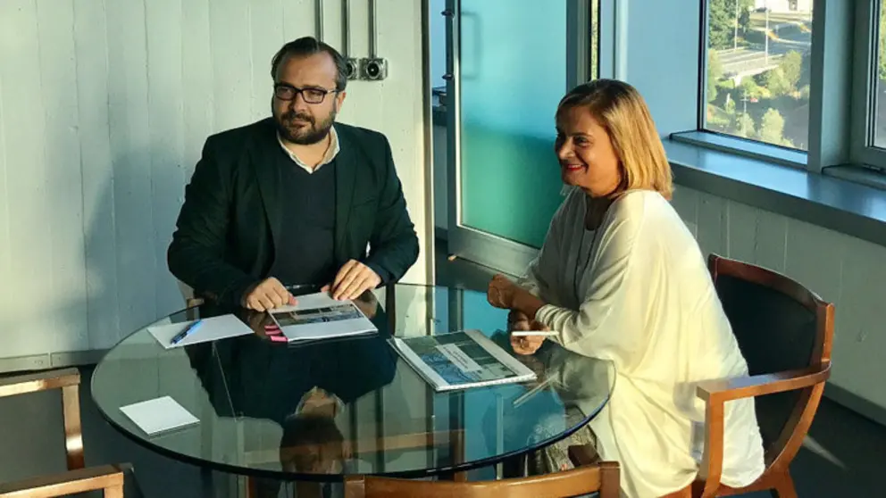 O alcalde de Lal&iacute;n, Rafa Cu&iacute;&ntilde;a, e a presidenta da Deputaci&oacute;n de Pontevedra, Carmela Silva.