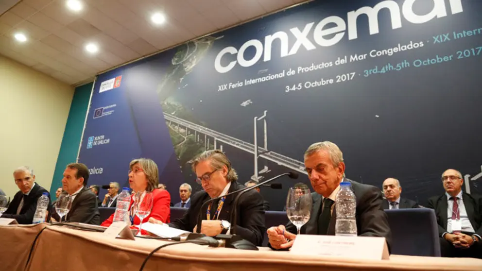 Autoridades en la inauguraci&oacute;n de Conxemar.