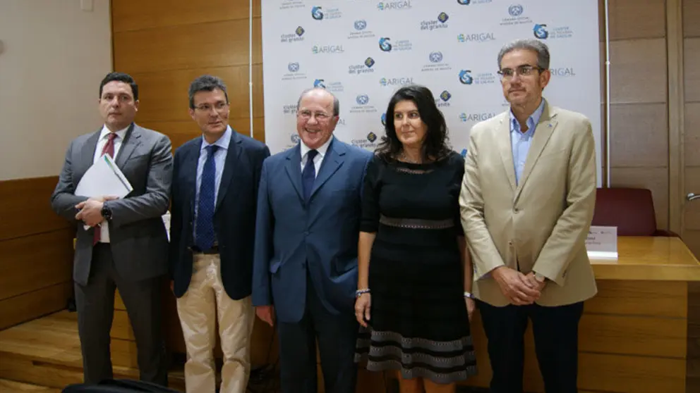 &Aacute;lberto Novoa, V&iacute;ctor Cobo, Juan de Dios, M&oacute;nica Rodr&iacute;guez y Jos&eacute; Manuel D&iacute;az, en la CEO./P.L.