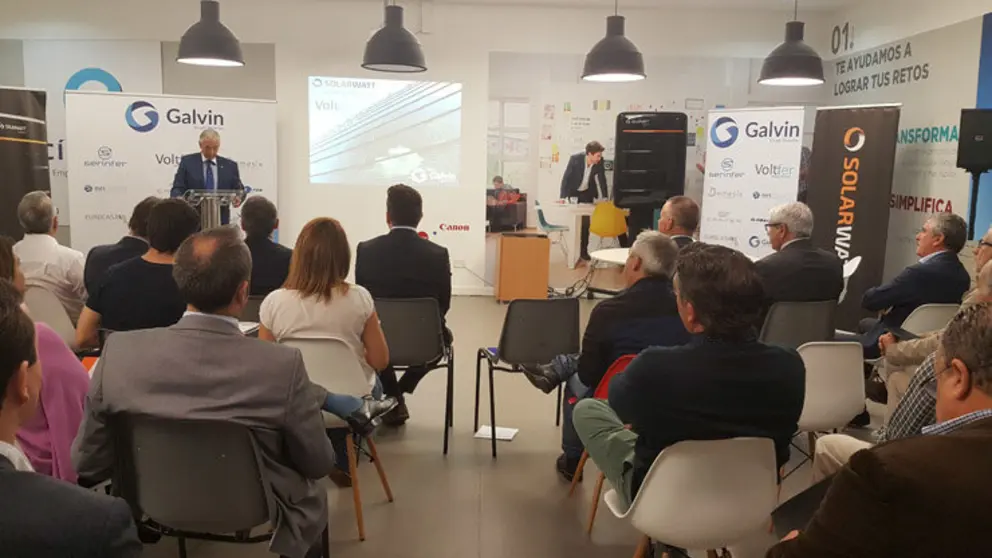 Presentaci&oacute;n en Vigo del acuerdo entre Voltfer y Solarwat.