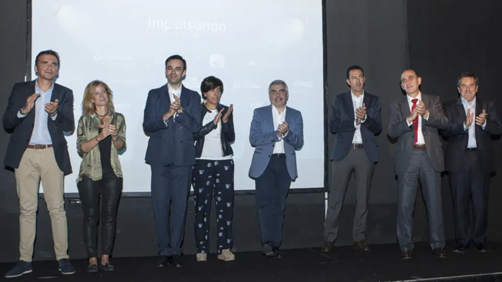 Ponentes de la Jornada Impulsando Pymes celebrada en el MARCO de Vigo.