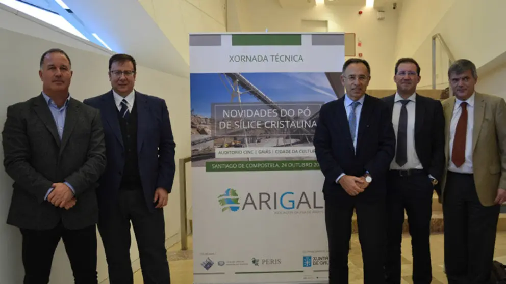 Participantes en la jornada t&eacute;cnica sobre el polvo de s&iacute;lice cristalina, en el Gai&aacute;s.