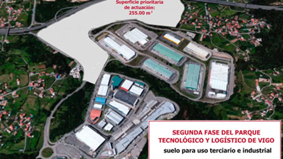 Proyecci&oacute;n de la ampliaci&oacute;n del PTL de Vigo.