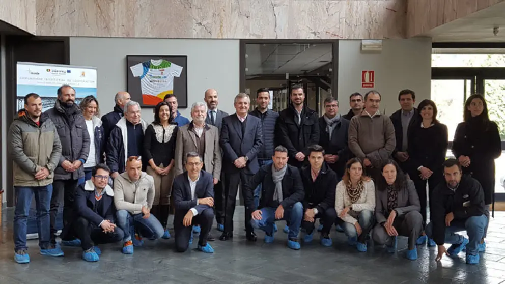 Participantes en la misi&oacute;n empresarial visitaron el Balneario de Laias.
