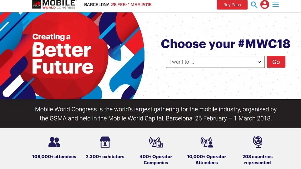 El Mobile World Congress se celebrar&aacute; en Barcelona entre el 26 de febrero y el 1 de marzo.