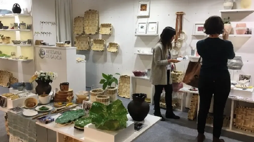 Stand de Artesan&iacute;a de Galicia en la feria Formex.