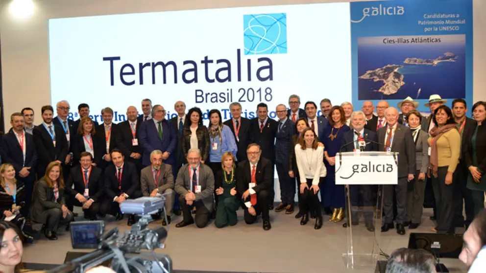 Presentaci&oacute;n de Termatalia Brasil en Fitur.