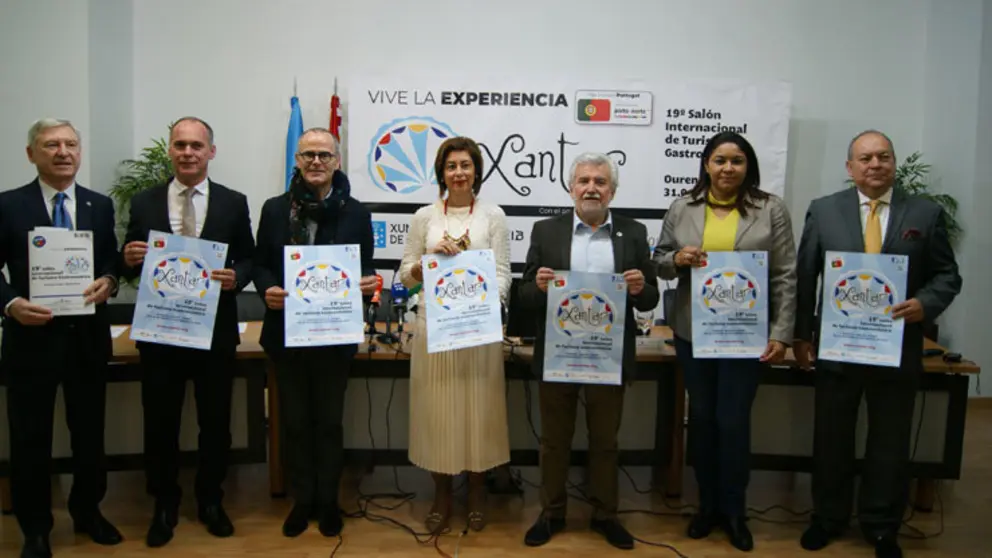 Rub&iacute;n, Correira, V&aacute;zquez, D&iacute;az, Fern&aacute;ndez, Concepci&oacute;n y Hoyo en la presentaci&oacute;n de Xantar 2018./P.L.