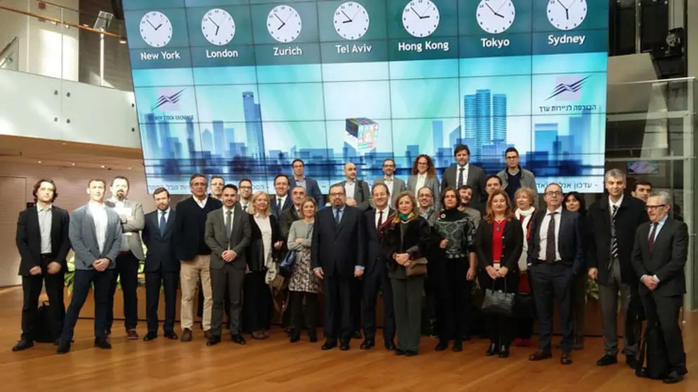 Delegaci&oacute;n gallega en visita de negocios en Tel Aviv, Israel.