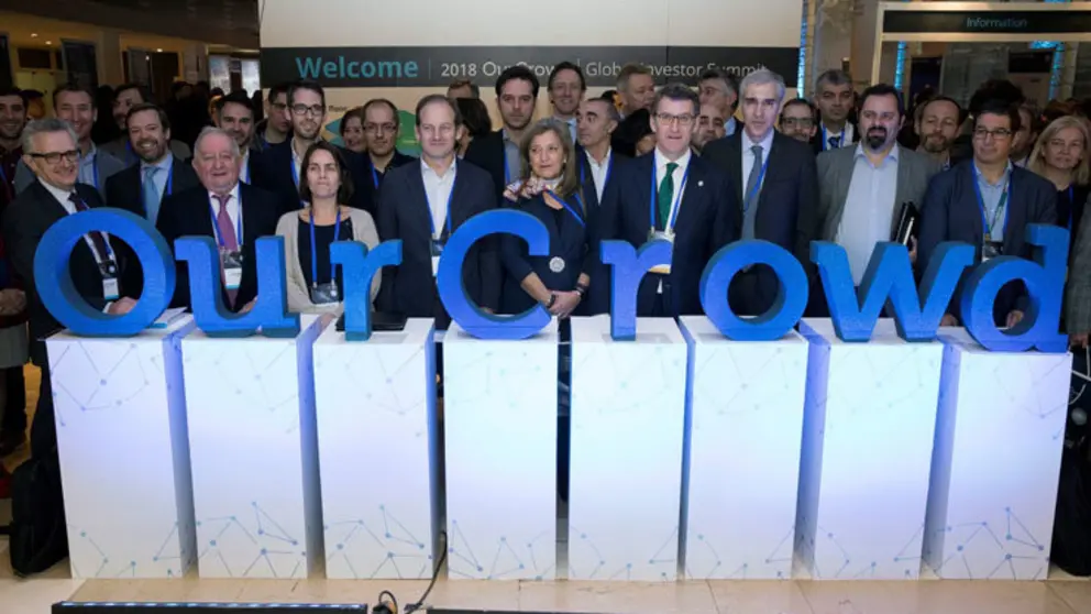 La delegaci&oacute;n gallega en el 2018 OurCrowd Global Investor Summit.