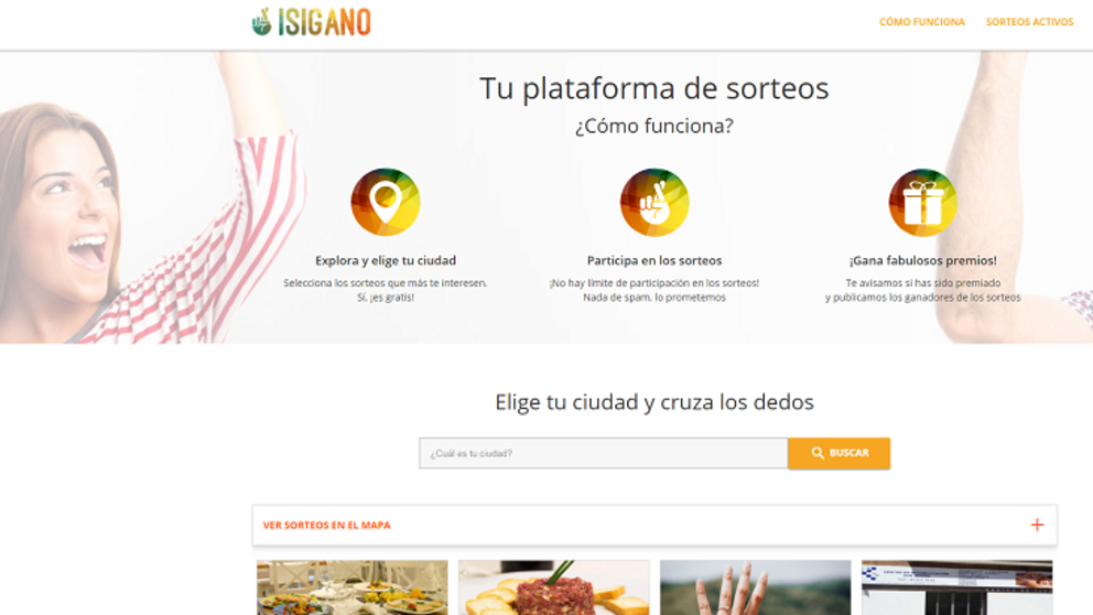 Web de isigano.com.