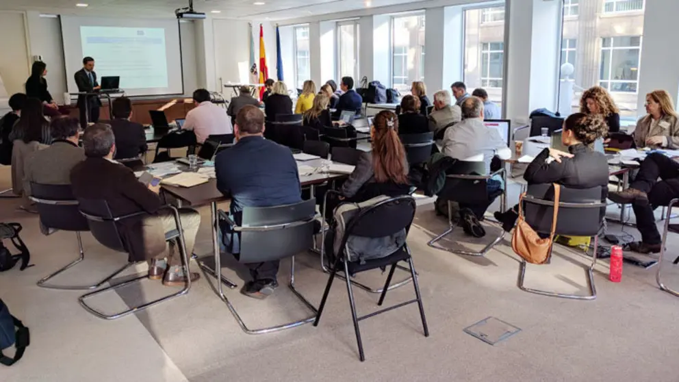 Socios del proyecto MATES en su presentaci&oacute;n en Bruselas.