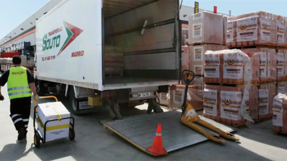 Imagen de la web de Transportes Souto.