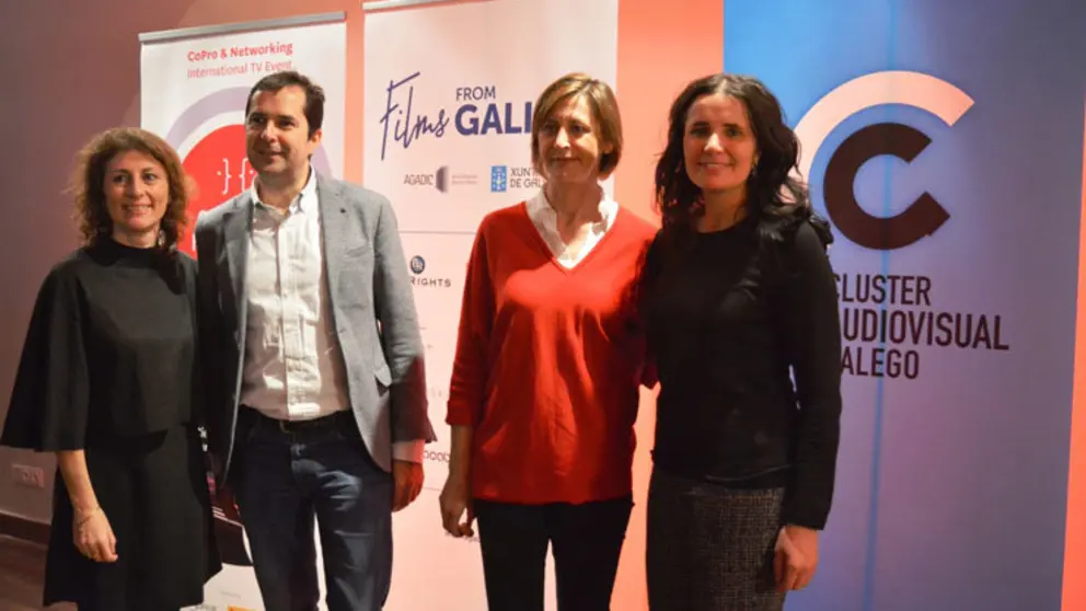Acto promocional del audiovisual gallego en el European Film Market.