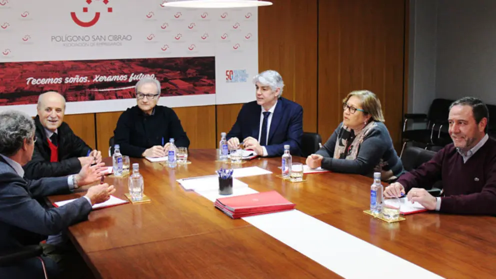 Reuni&oacute;n de la comisi&oacute;n de seguimiento sobre el enlace a la A-52 del pol&iacute;gono de San Cibrao.
