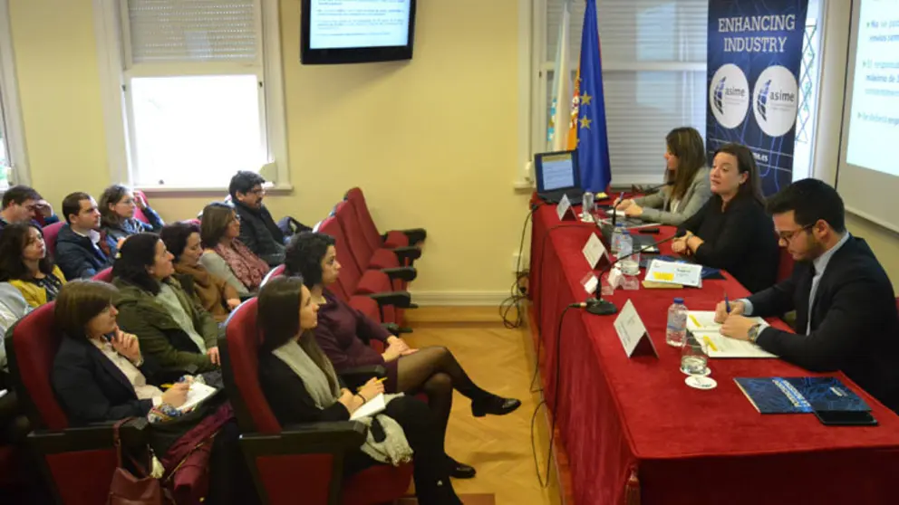 Asistentes a la jornada sobre el nuevo Reglamento de Protecci&oacute;n de Datos en la sede de Asime.