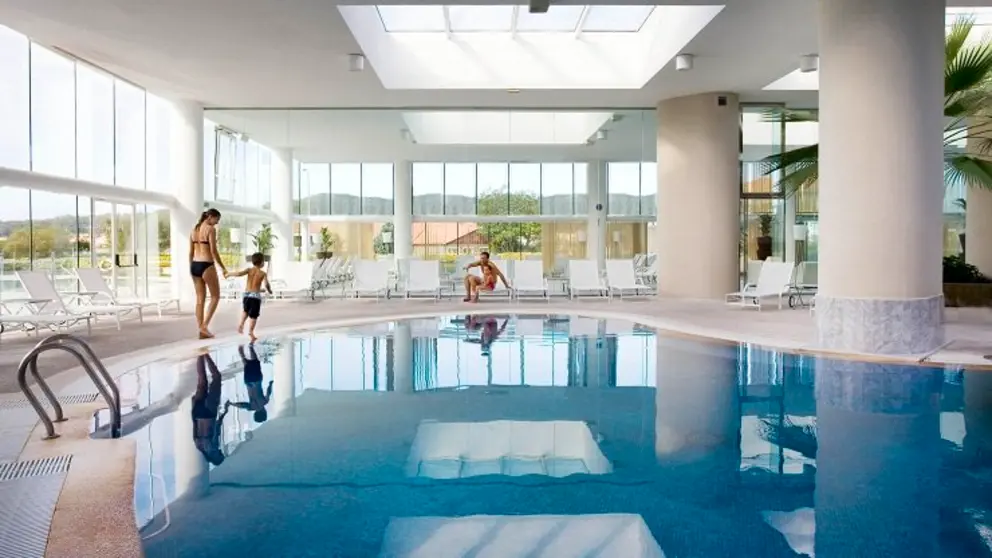 Un balneario galego.