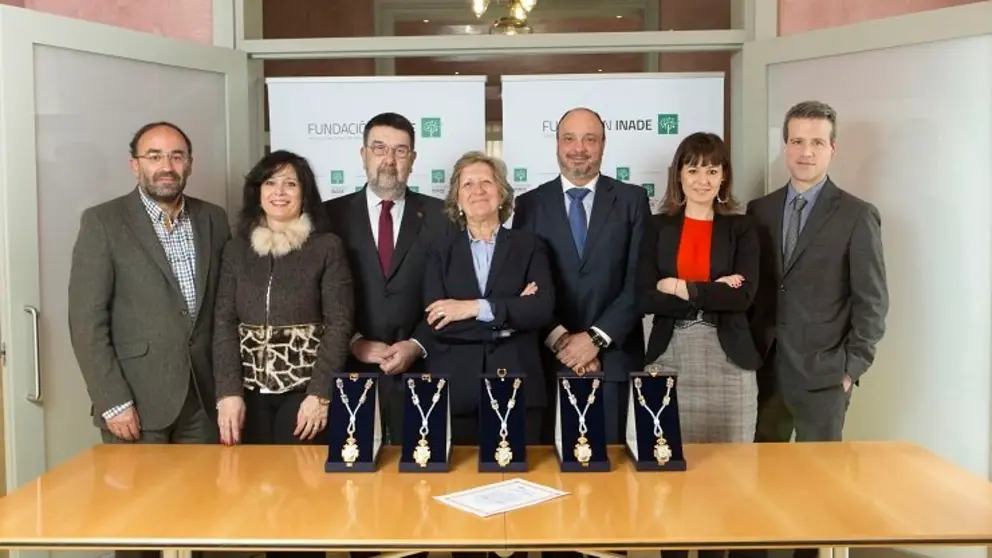 Jurado de la edici&oacute;n 2018 de los Premios Galicia Segura antes de la deliberaci&oacute;n.