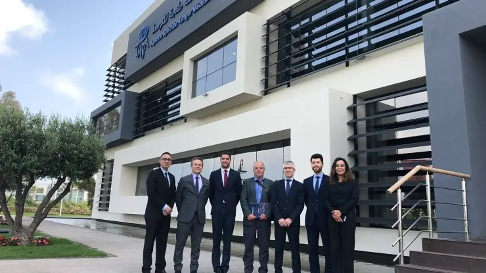 Visita a T&aacute;nger Med - Zona Franca de la delegaci&oacute;n de Asime.