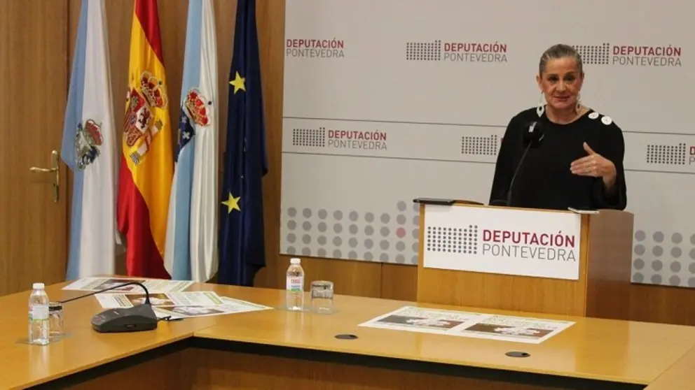 Carmela Silva, presidenta da Deputaci&oacute;n de Pontevedra.