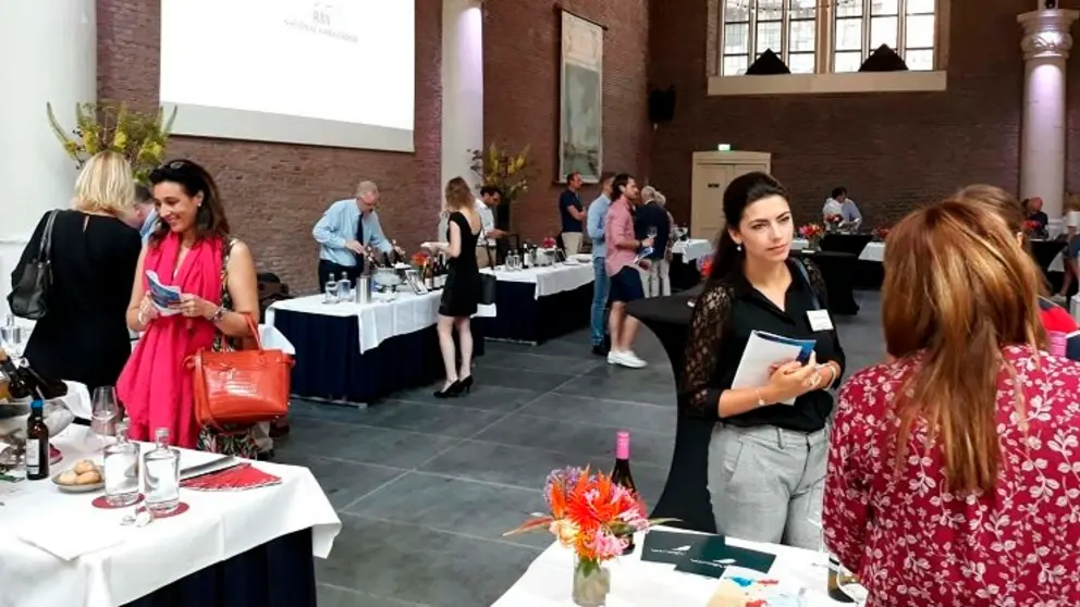 El showroom de la D.O. R&iacute;as Baixas se desarroll&oacute; en el Hotel NH Amsterdam.