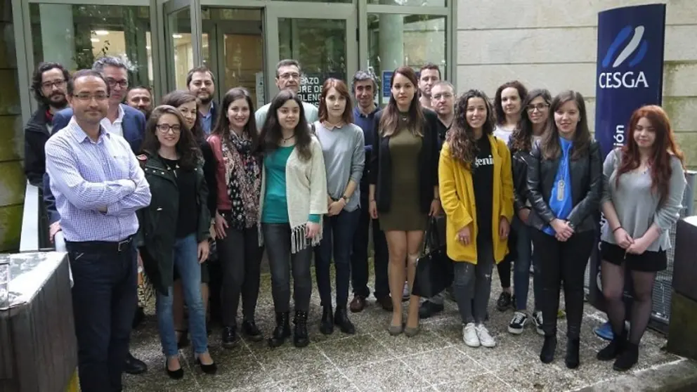 Asistentes al primero de los dos talleres sobre Industria 4.0 en el Cesga.
