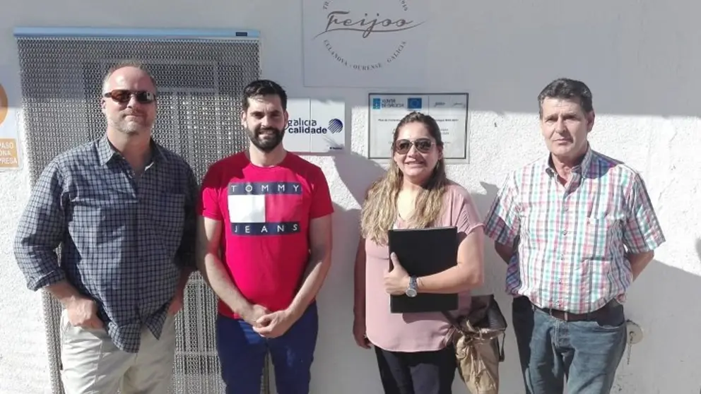 Adem&aacute;s de bodegas, los importadores tambi&eacute;n visitaron otras empresas agroalimentarias de Ourense.