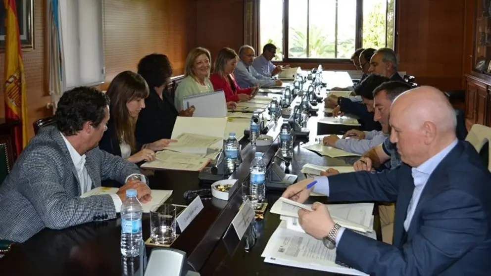 Reuni&oacute;n del consejo de administraci&oacute;n de la Autoridad Portuaria de Vilagarc&iacute;a.