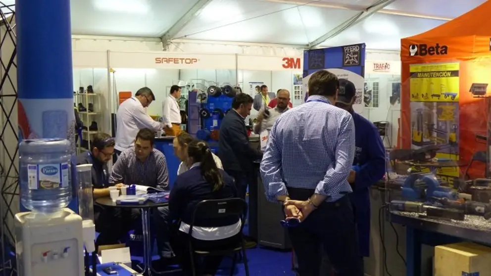 Stands de Expoferr en su primera edici&oacute;n.