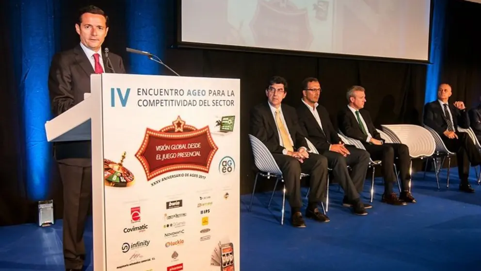 Seraf&iacute;n Portas, presidente de AGEO, en la &uacute;ltima edici&oacute;n del encuentro.