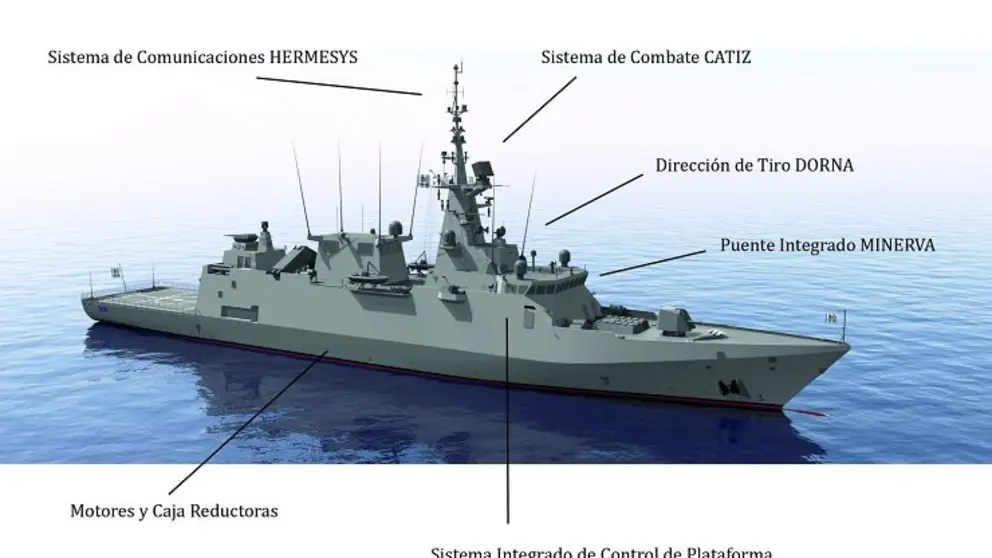 Dise&ntilde;o de las corbetas encargadas por el Gobierno saud&iacute; a Navantia.