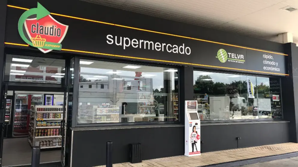 El Claudio Express se ubica en  la estaci&oacute;n de servicio de La Telva, en Ponte-Sigr&aacute;s.