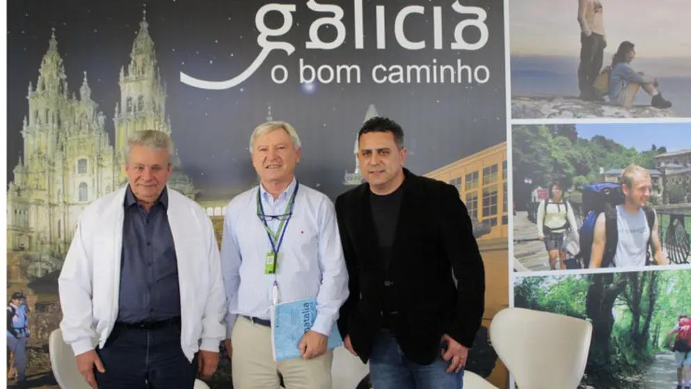 el secretario de turismo de la prefeitura municipal de Foz do Igua&ccedil;u, Gilmar Piolla; por el representante de la Itaipu Binacional, Tencio Albuquerque, y por el director general de Termatalia, Alejandro Rub&iacute;n.