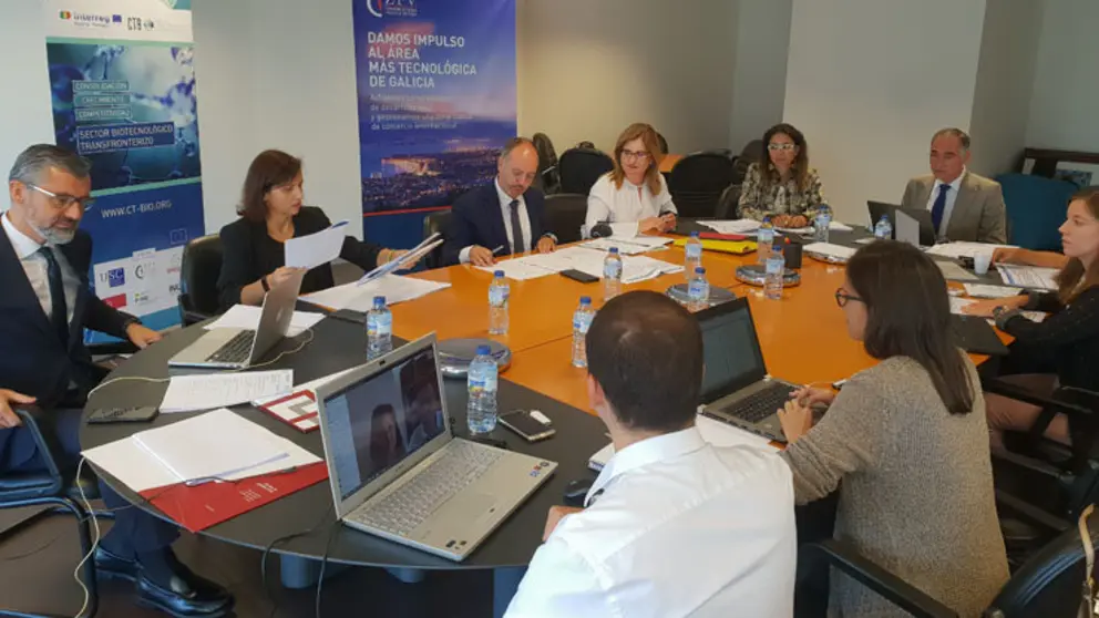 Representantes de las seis entidades socias del proyecto CT-Bio, en Porto do Molle.